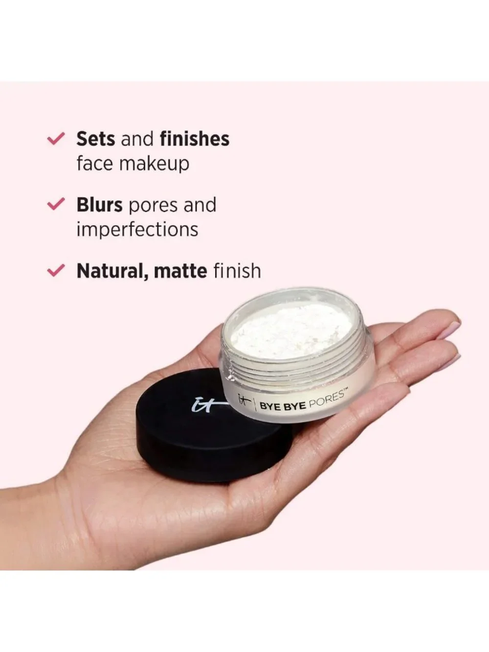 Poreless Finish Loose Setting Powder - Translucent Blurring Makeup for All Skin